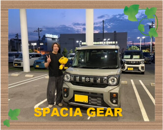 スペーシアギア納車です